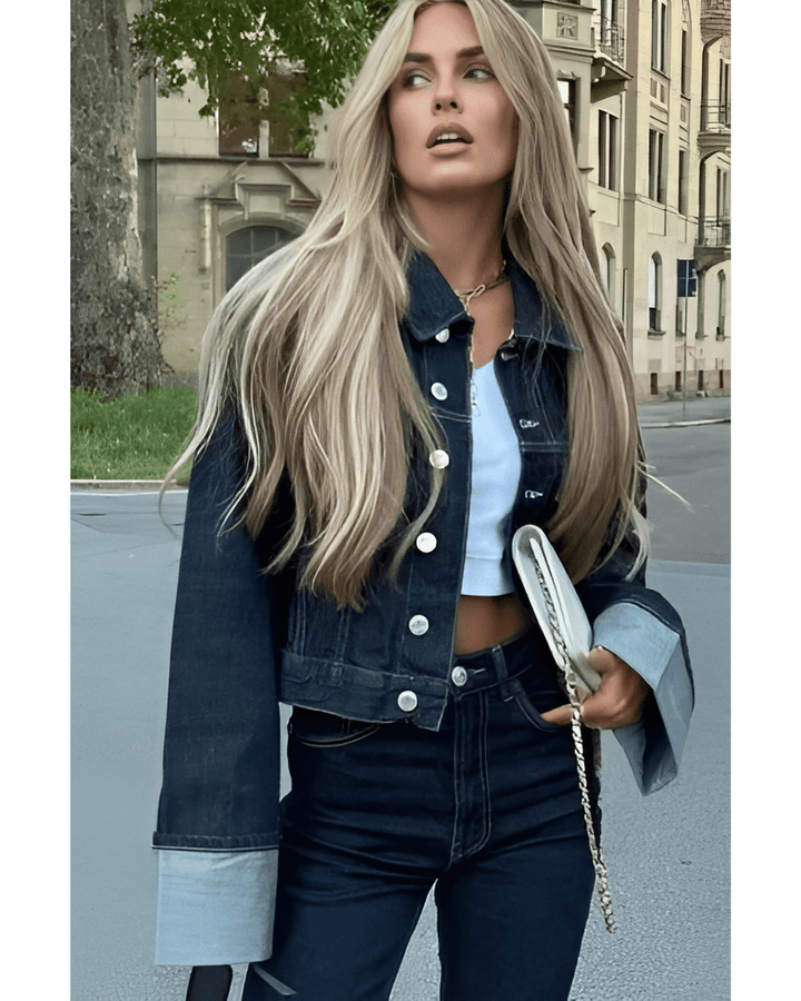 Ensemble en denim deux pièces | Style urbain chic