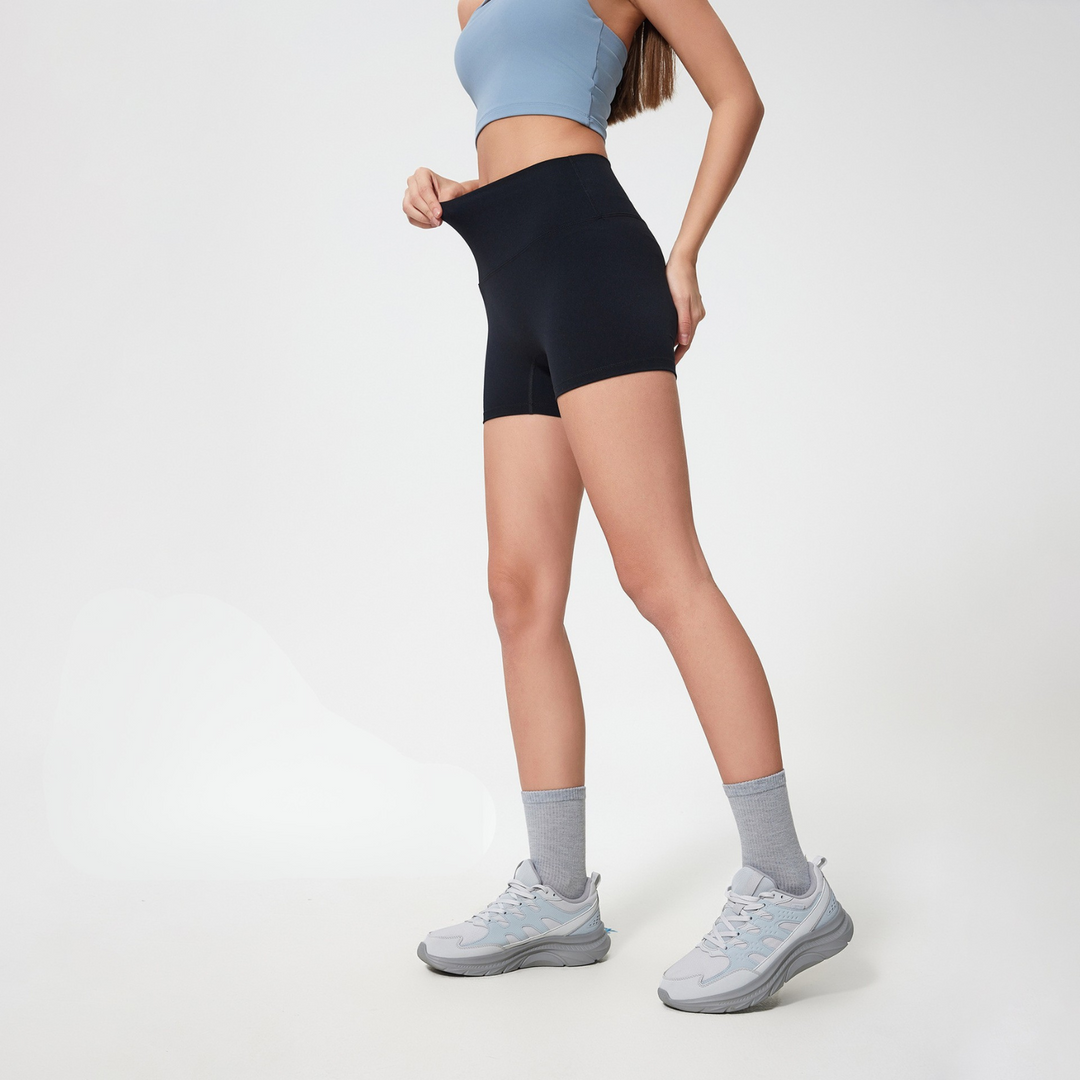 Short de sport femme taille haute | Confort sculptant & look galbant