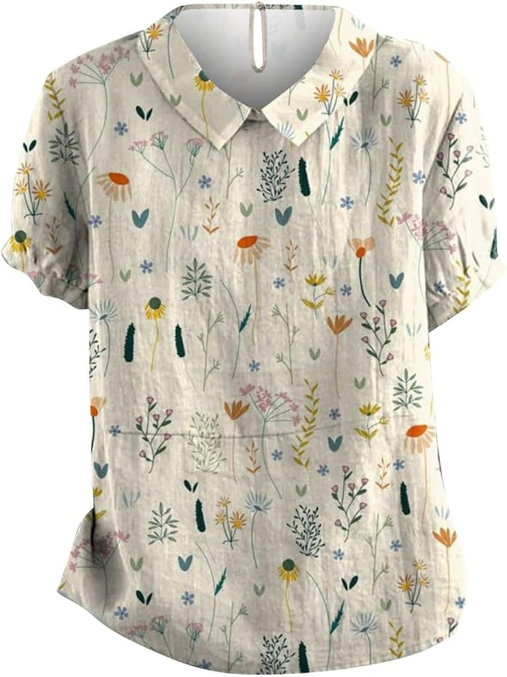 Chemisier imprimé floral | Fraîcheur printanière au quotidien