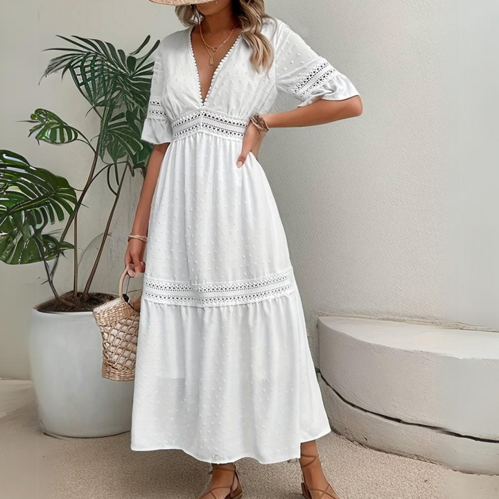 Robe bohème longue | Idéale pour les journées ensoleillées