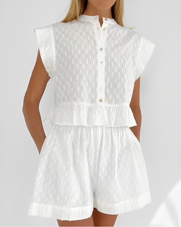 Ensemble d'été jacquard | Élégance légère pour les beaux jours