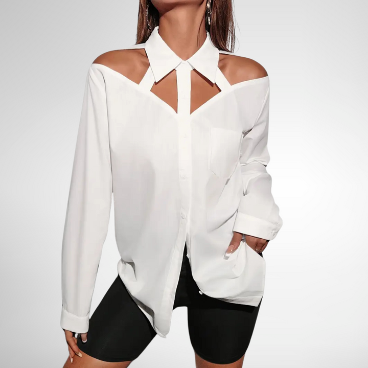 Chemise découpée | Élégance contemporaine