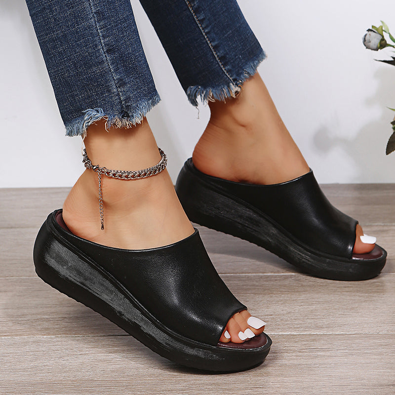 Mules compensées | Confort et style décontracté