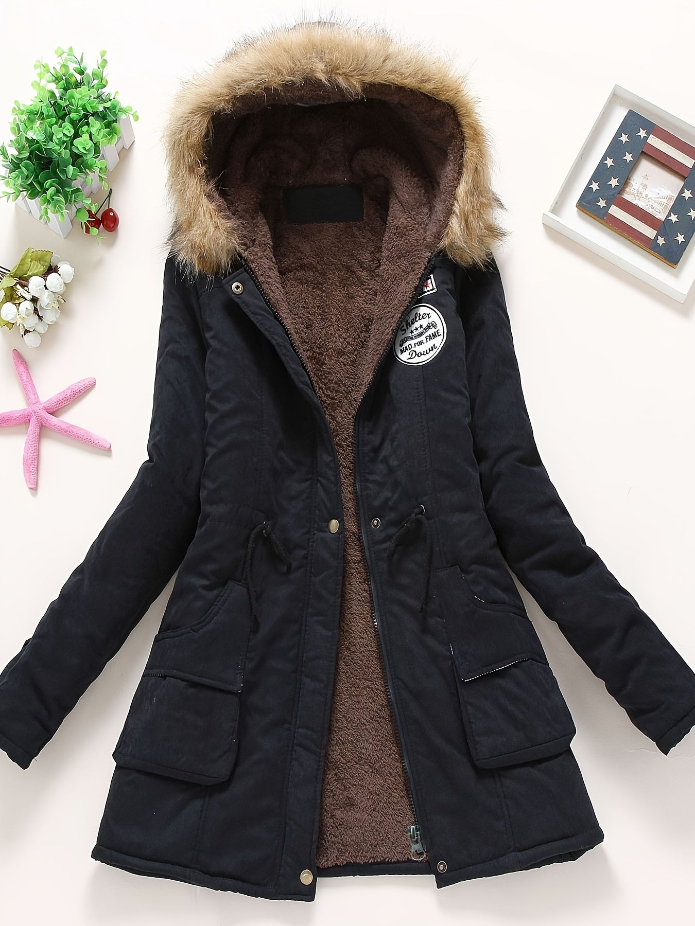Parka femme | Hiver douillet avec doublure en polaire