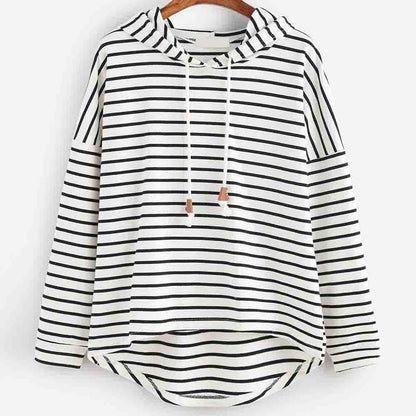 Sweat à capuche rayé | Style décontracté au quotidien