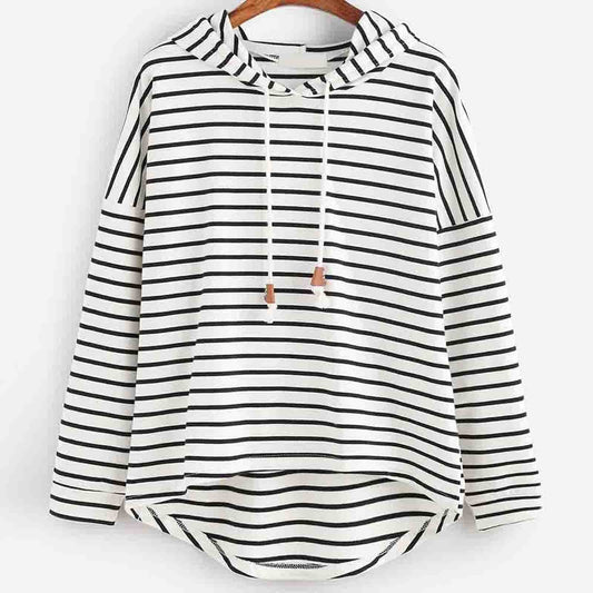 Sweat à capuche rayé | Style décontracté au quotidien