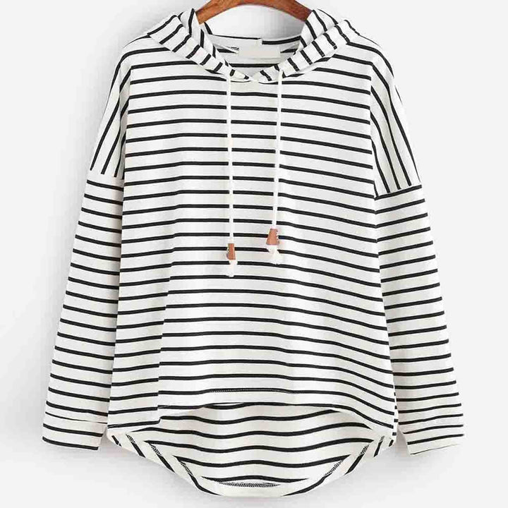 Sweat à capuche rayé | Style décontracté au quotidien