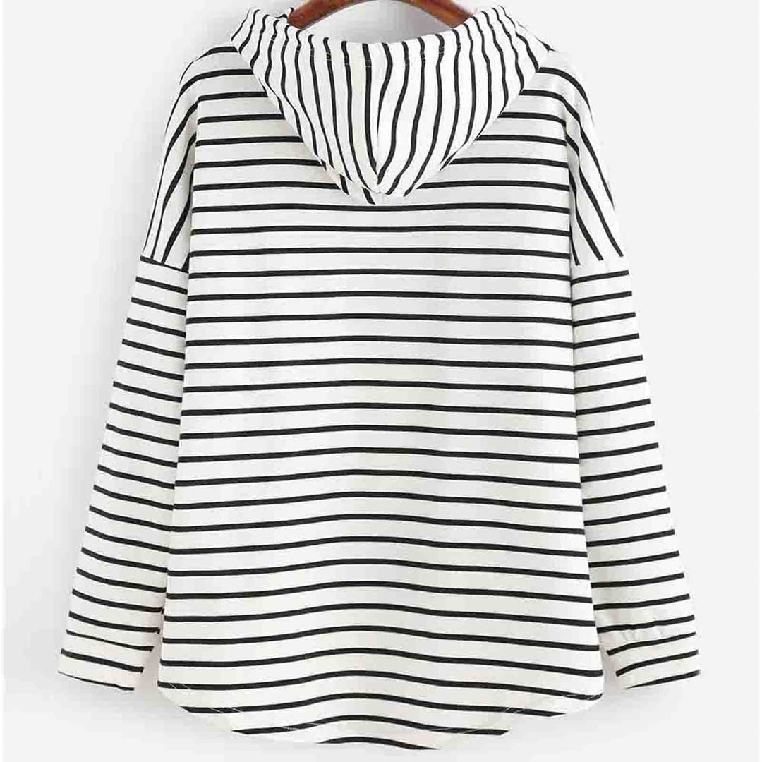 Sweat à capuche rayé | Style décontracté au quotidien