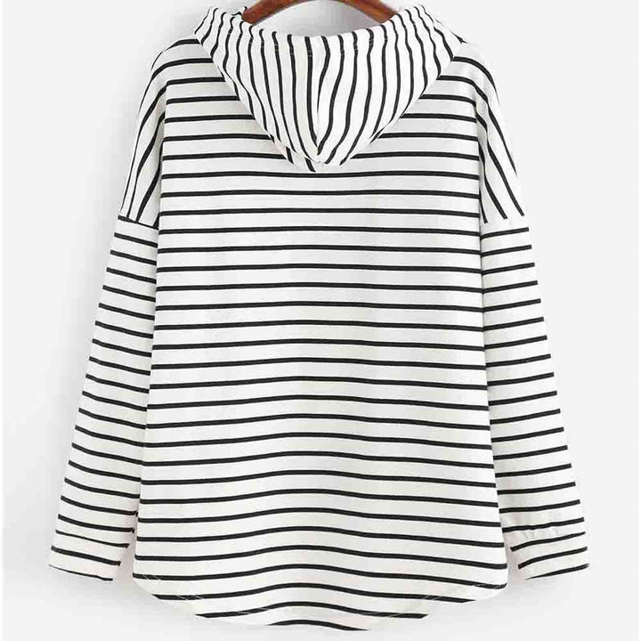 Sweat à capuche rayé | Style décontracté au quotidien