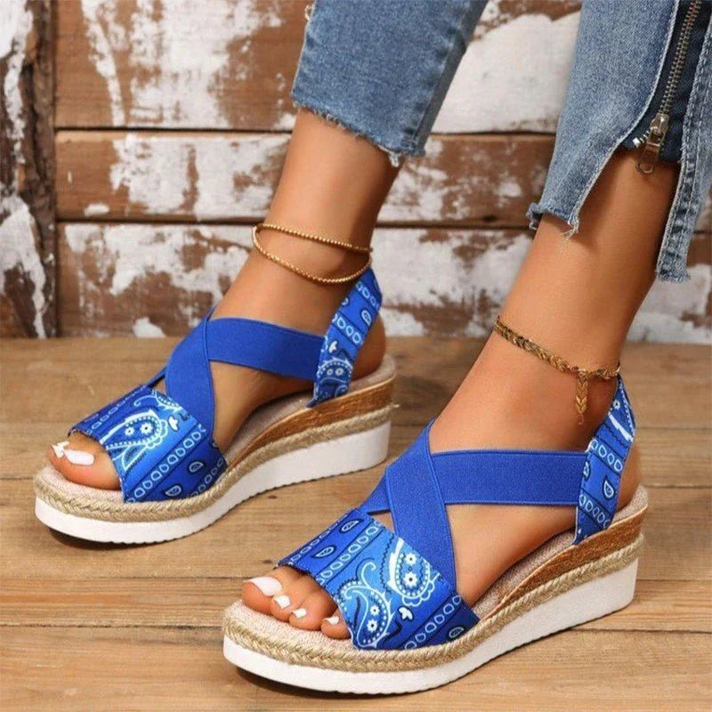 Sandales Compensées Bohème | Confort chic en été