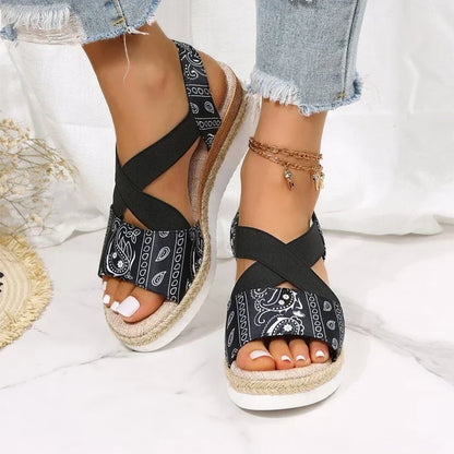 Sandales Compensées Bohème | Confort chic en été