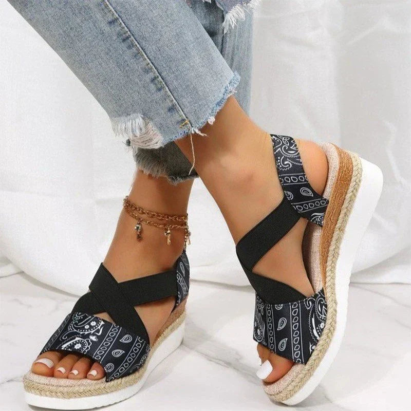 Sandales Compensées Bohème | Confort chic en été