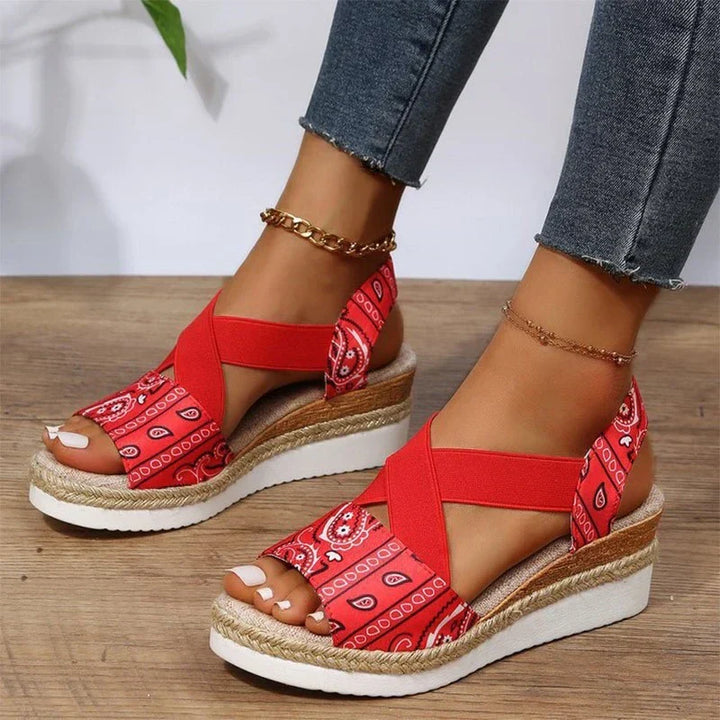 Sandales Compensées Bohème | Confort chic en été