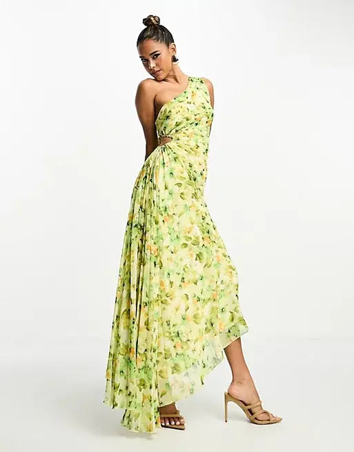 Robe longue asymétrique | Élégance estivale