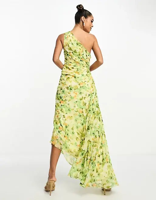 Robe longue asymétrique | Élégance estivale