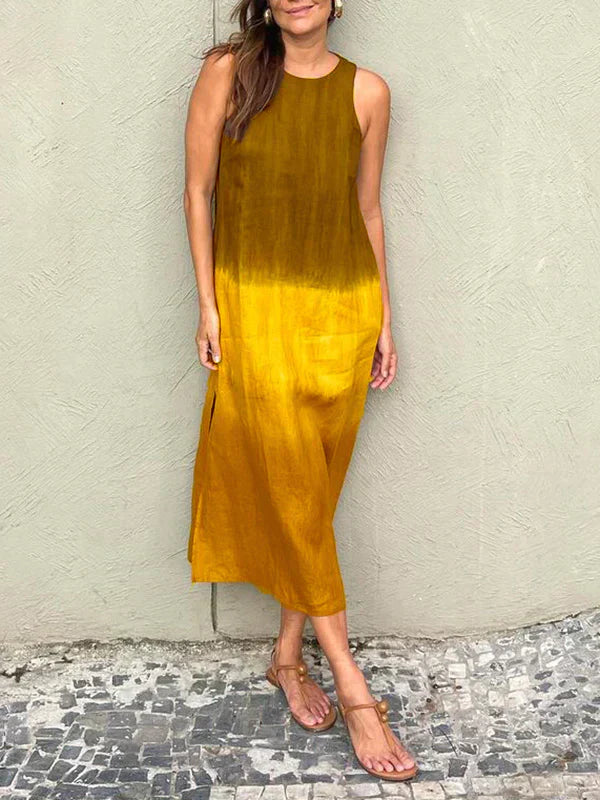 Robe midi tie-dye | Style décontracté chic