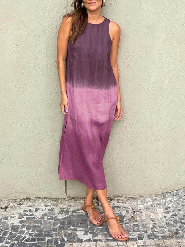 Robe midi tie-dye | Style décontracté chic