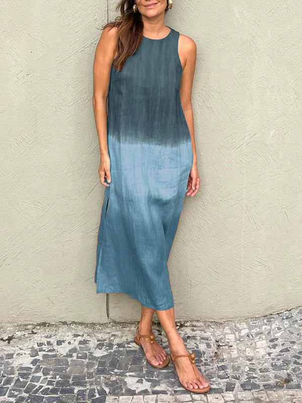 Robe midi tie-dye | Style décontracté chic