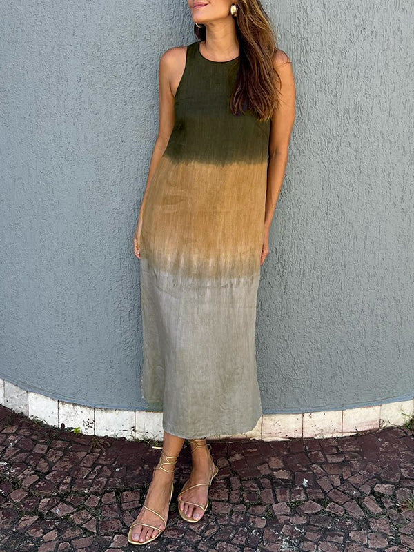 Robe midi tie-dye | Style décontracté chic