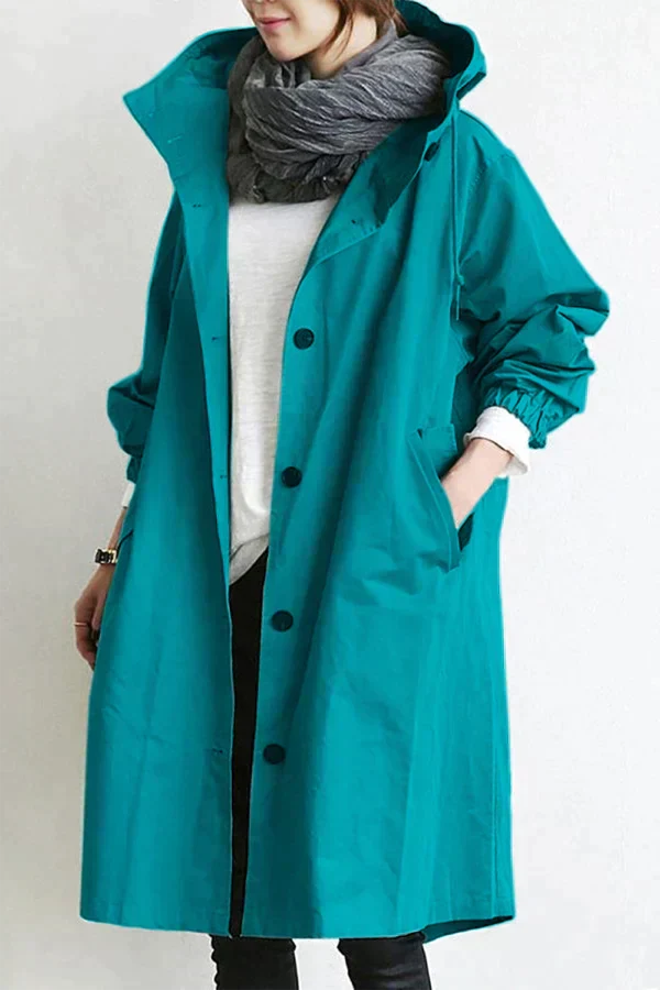 Trench imperméable | Style ample pour mi-saison