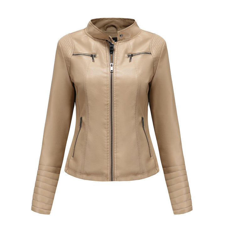 Veste courte en similicuir | Tendance motarde