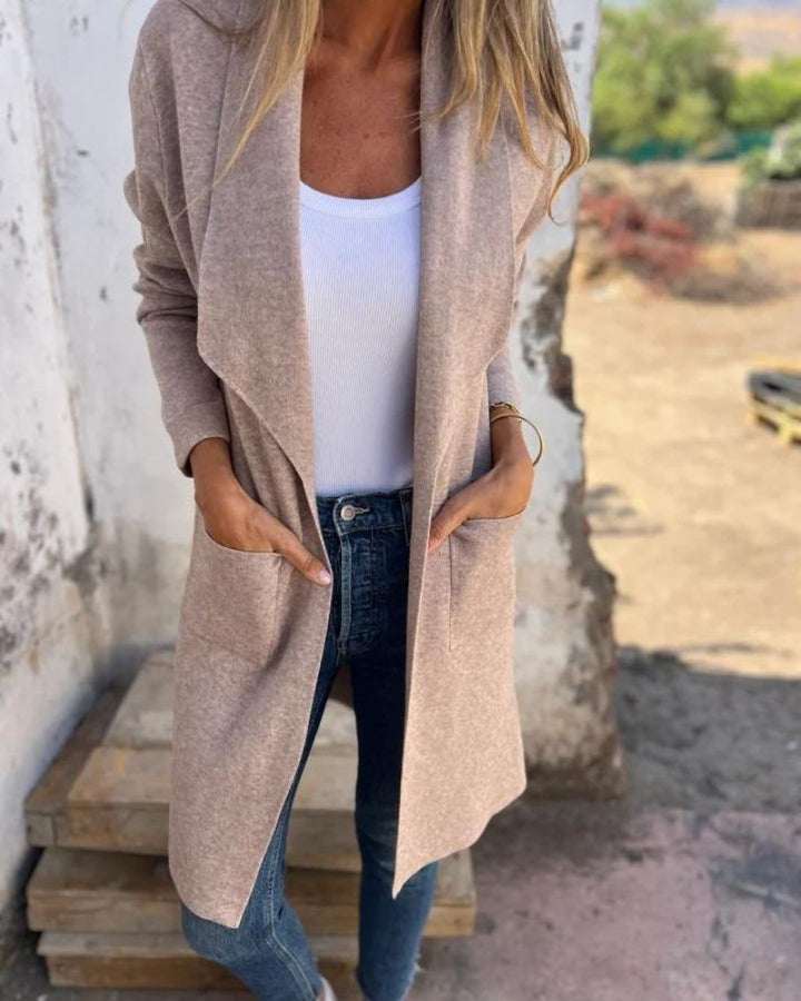 Veste cardigan à revers | Élégance décontractée au quotidien