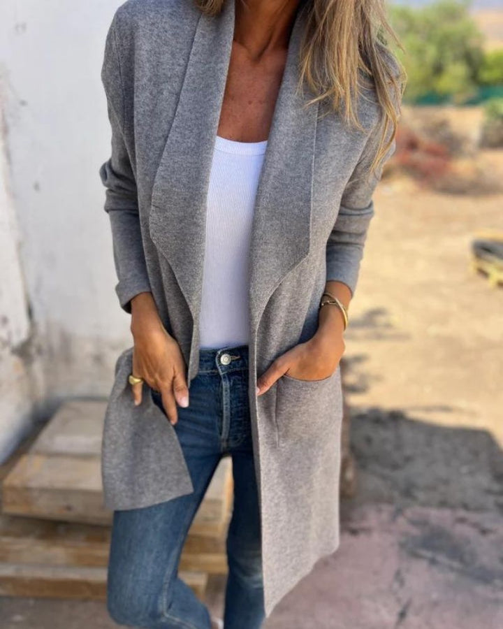 Veste cardigan à revers | Élégance décontractée au quotidien