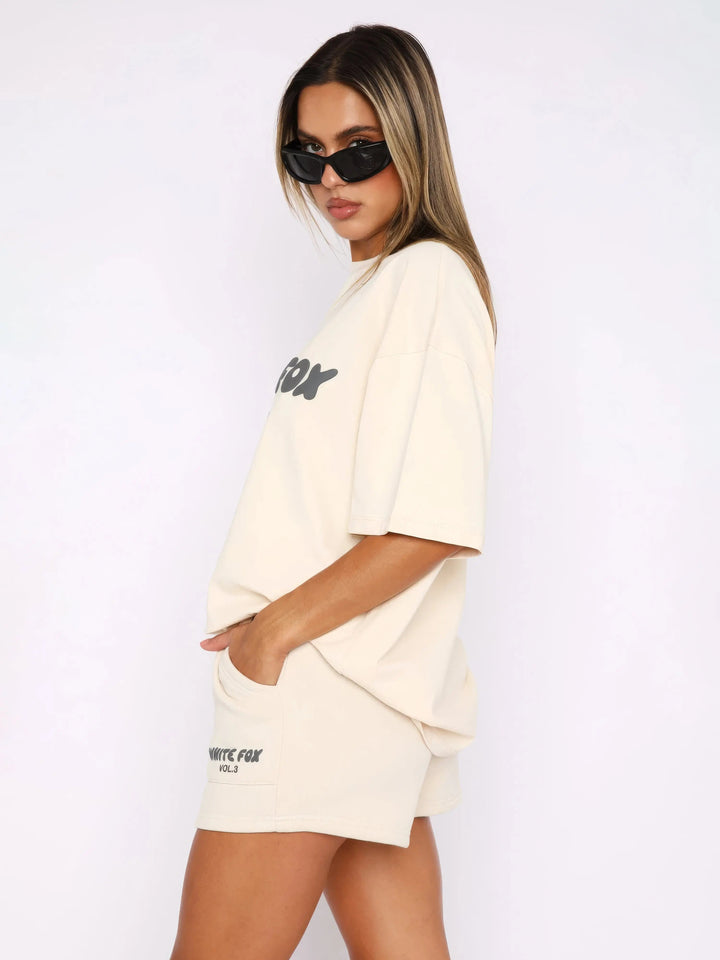 Ensemble t-shirt et short décontracté | Confort quotidien stylé