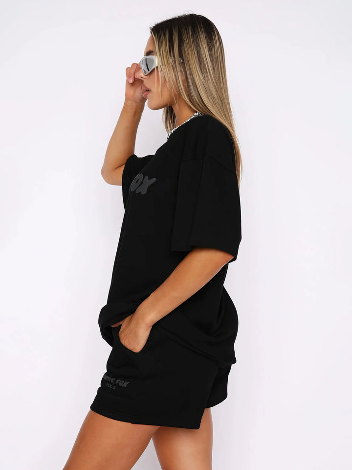 Ensemble t-shirt et short décontracté | Confort quotidien stylé