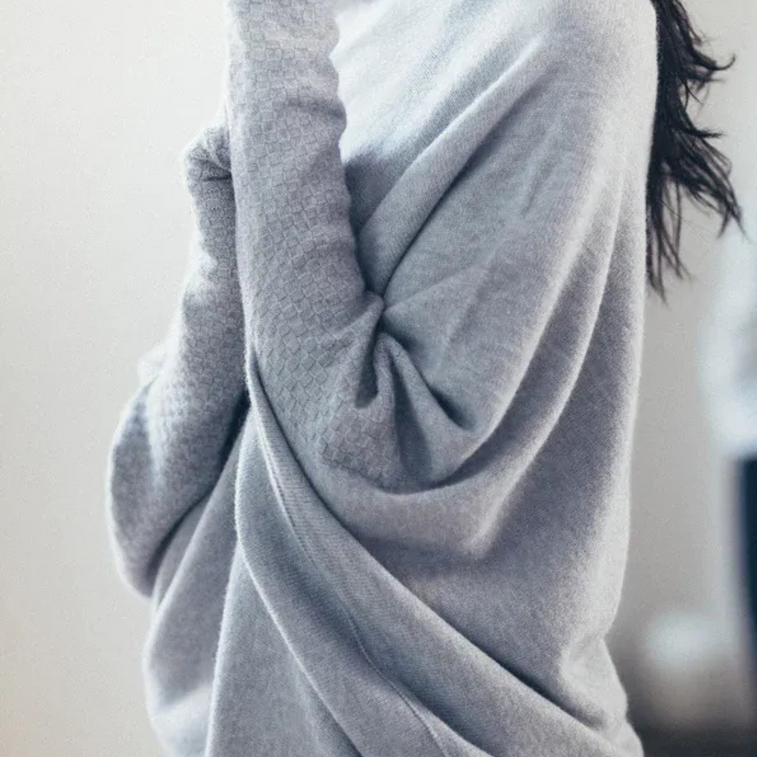 Pull asymétrique | Confort doux pour l'automne