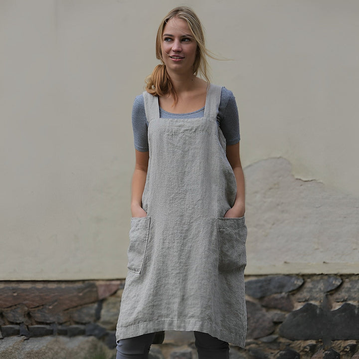 Robe tablier décontractée | Parfaite pour tous les jours