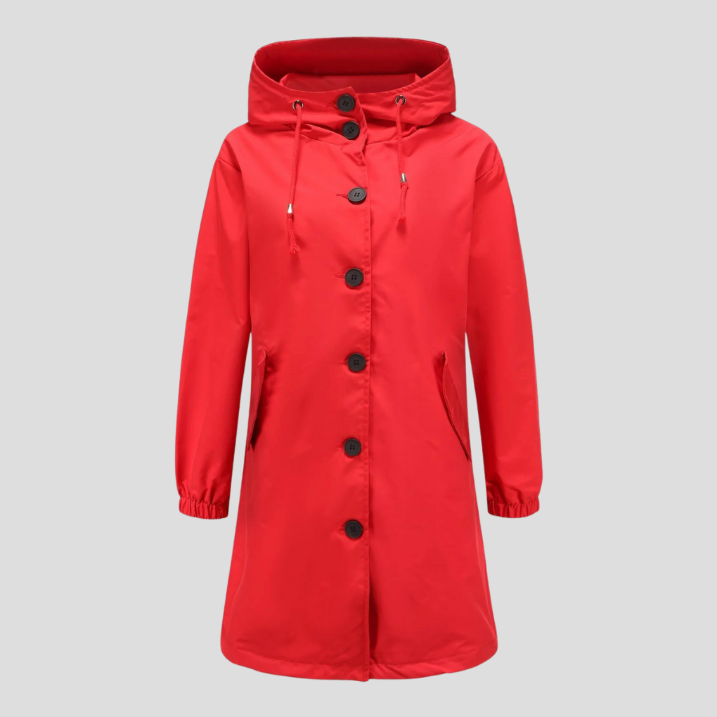 Imperméable à capuche femme | Pluie légère