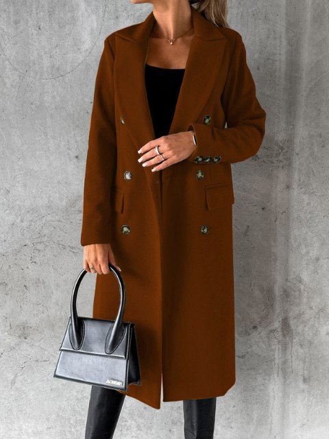 Manteau long en laine | Élégance intemporelle