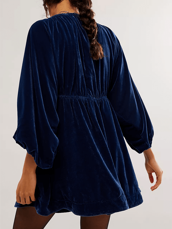 Robe courte en velours chic | Élégance pour les soirées
