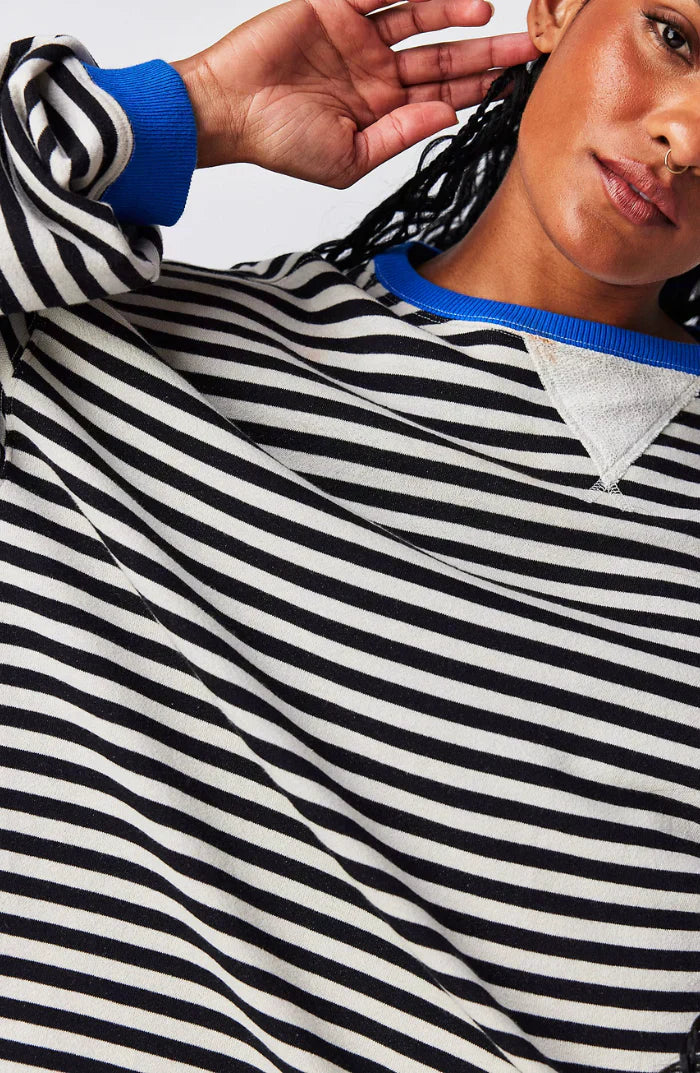 Sweat rayé décontracté | Confort chic au quotidien