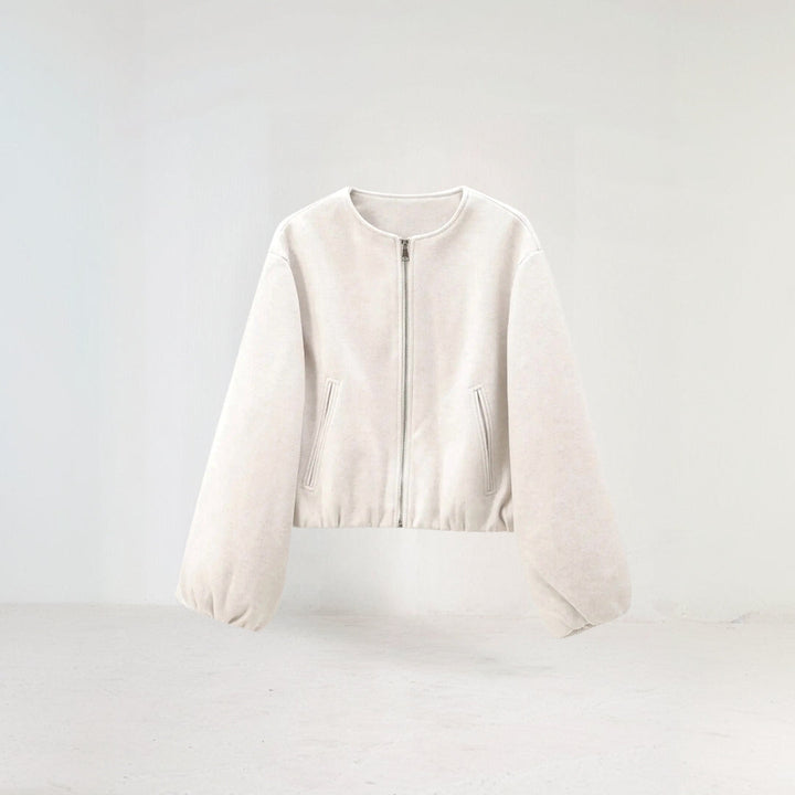 Veste courte zippée | Élégance de mi-saison