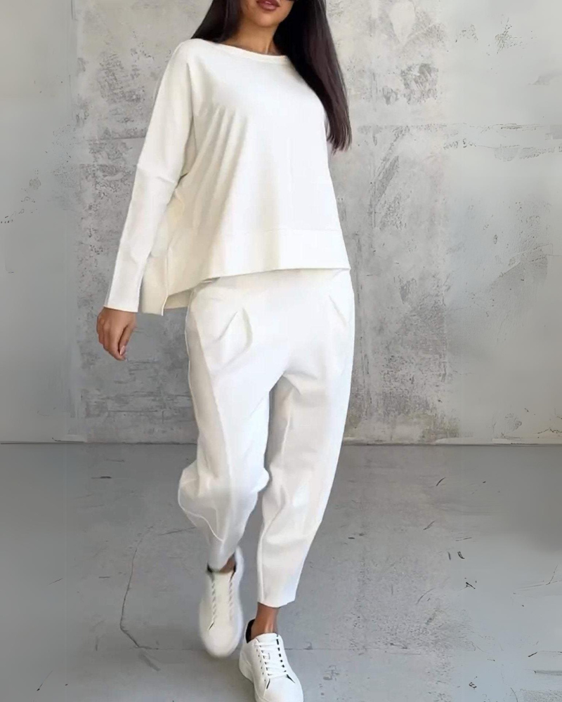 Ensemble lounge élégant | Simplicité moderne et confort absolu