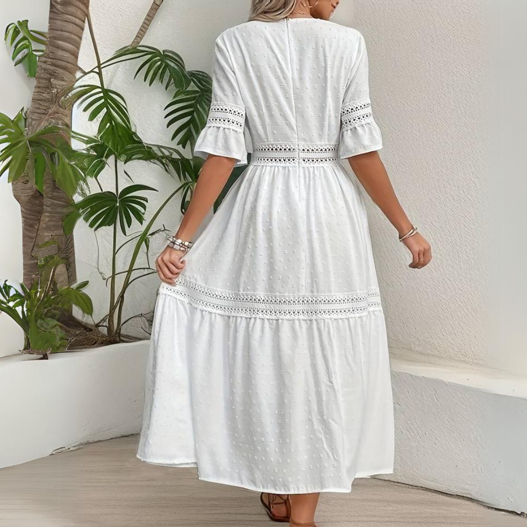Robe bohème longue | Idéale pour les journées ensoleillées