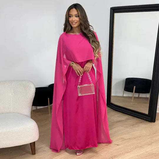 Robe longue fluide | Élégance intemporelle pour occasions spéciales