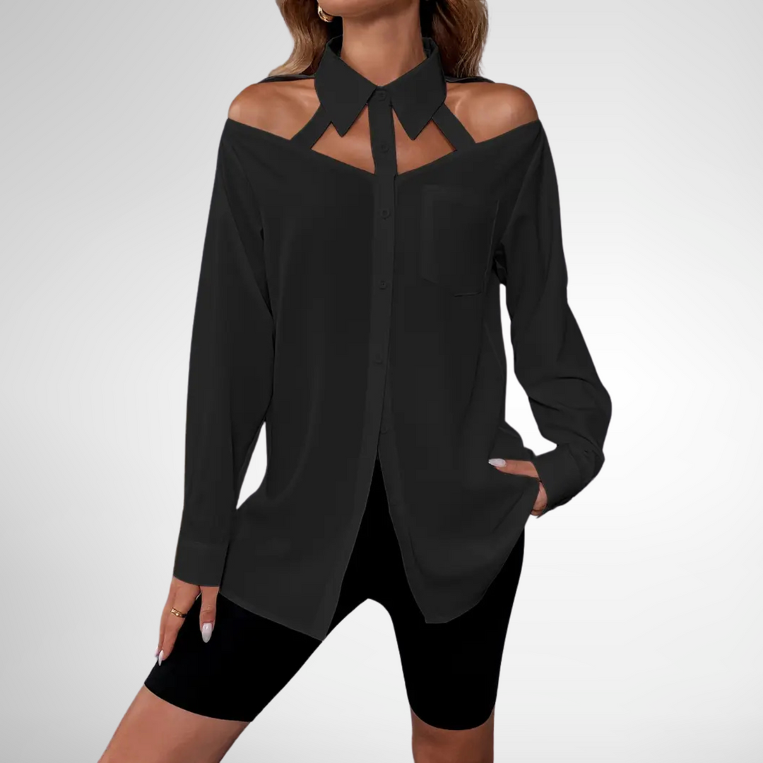 Chemise découpée | Élégance contemporaine