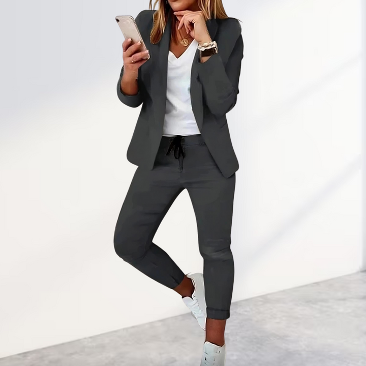Ensemble blazer et pantalon | Élégance décontractée pour un look polyvalent