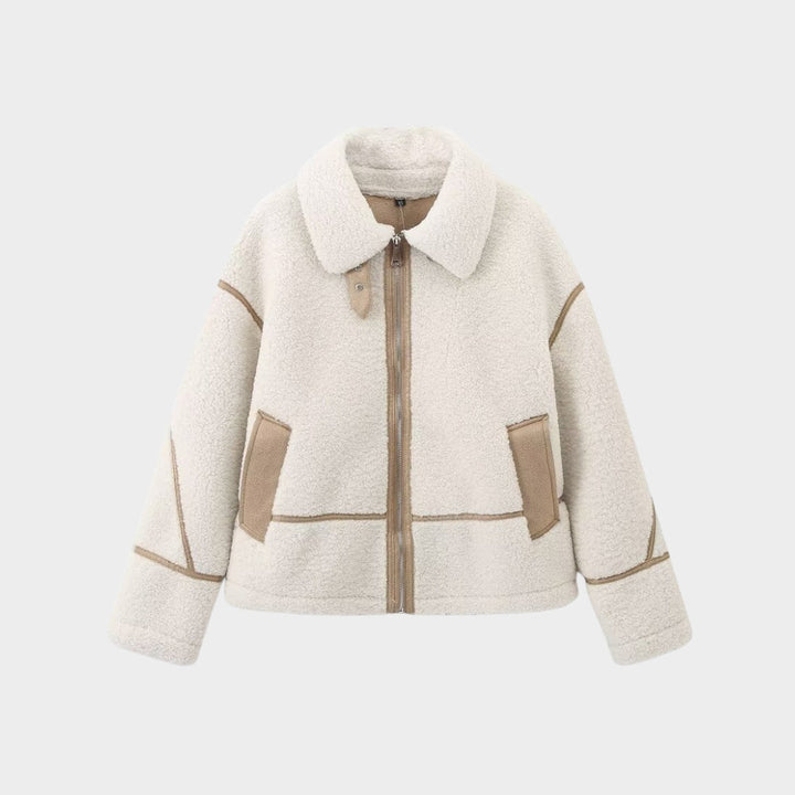 Veste sherpa zippée | Chaleur hivernale stylée