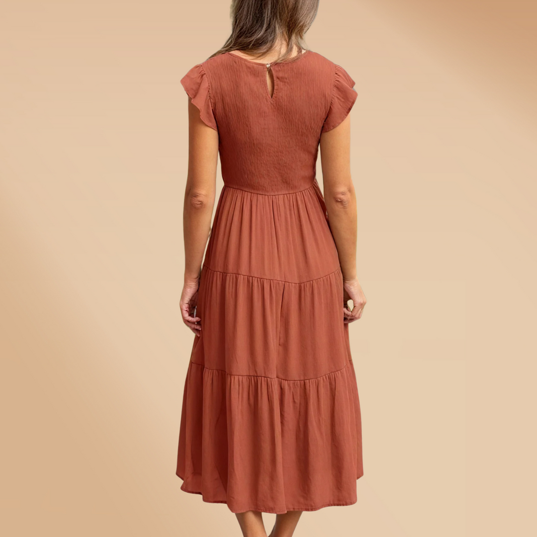 Robe longue fluide | Parfaite pour l'été