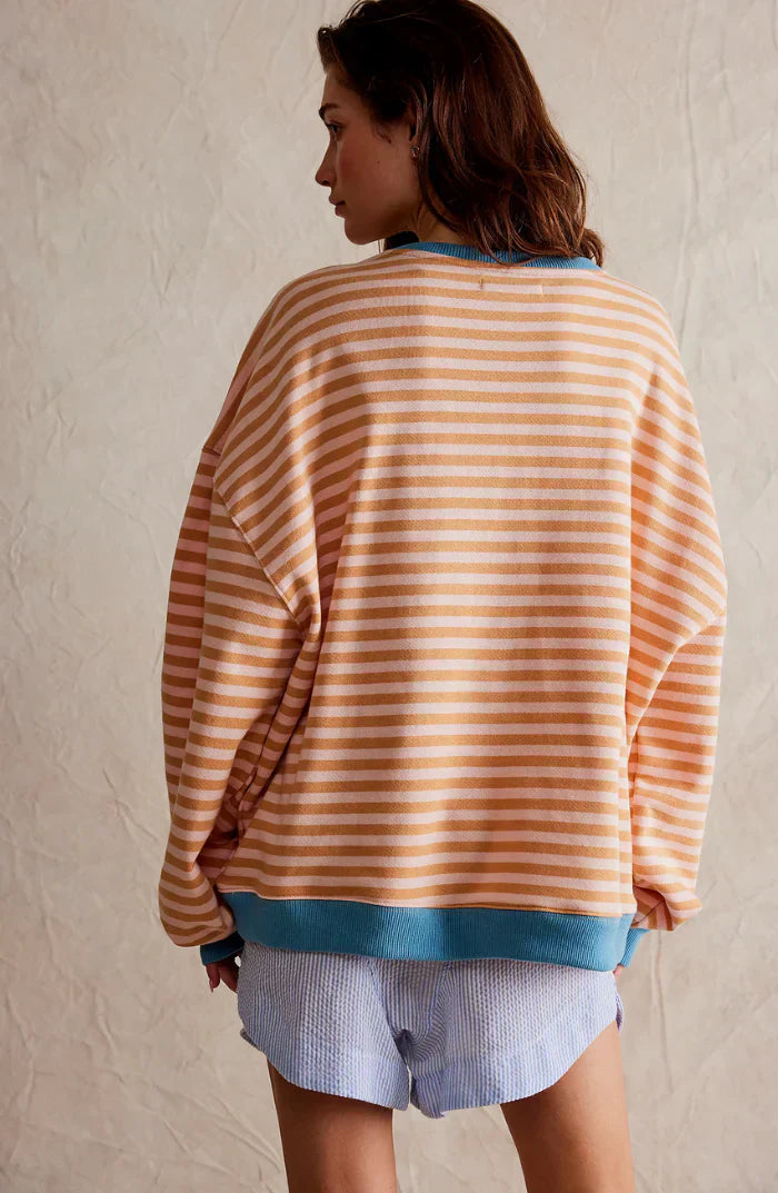 Sweat rayé décontracté | Confort chic au quotidien