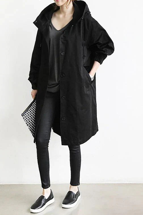 Manteau imperméable à capuche | Protection stylée par temps de pluie