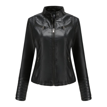 Veste courte en similicuir | Tendance motarde
