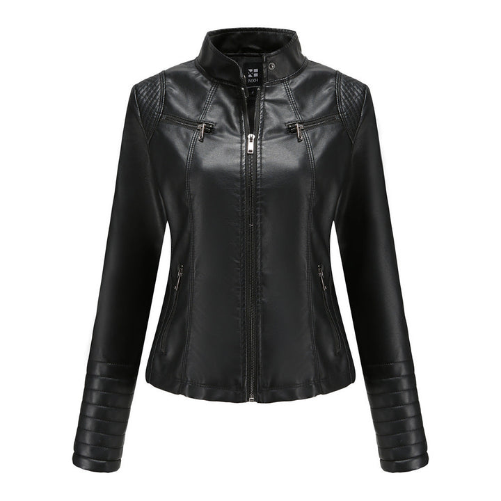 Veste courte en similicuir | Tendance motarde
