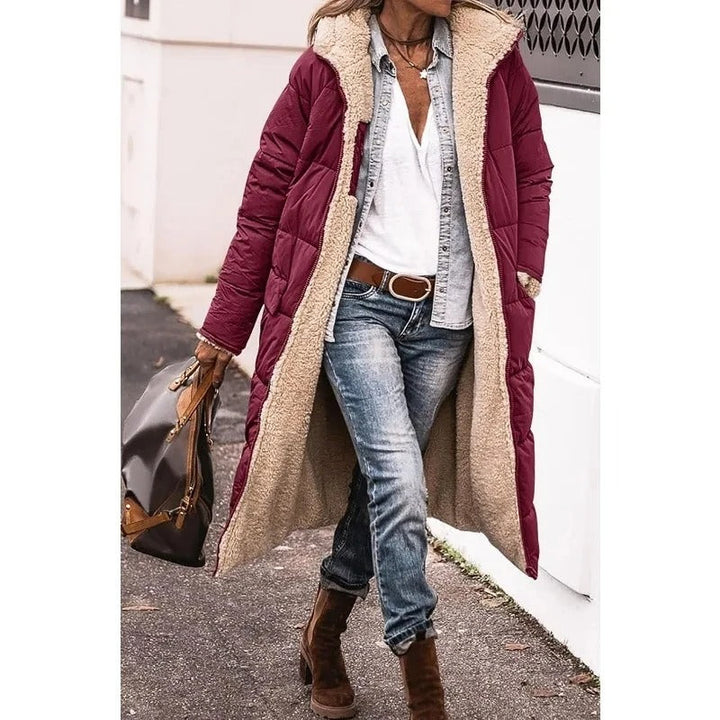 Manteau long doublé | Parfait pour l'hiver