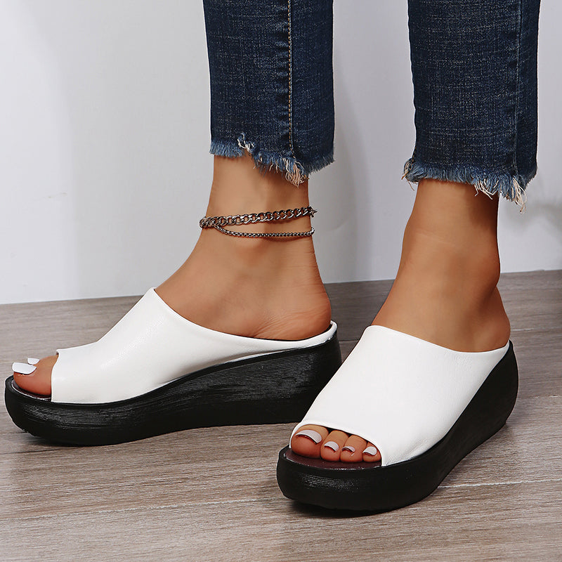Mules compensées | Confort et style décontracté