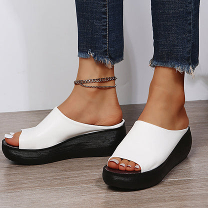 Mules compensées | Confort et style décontracté